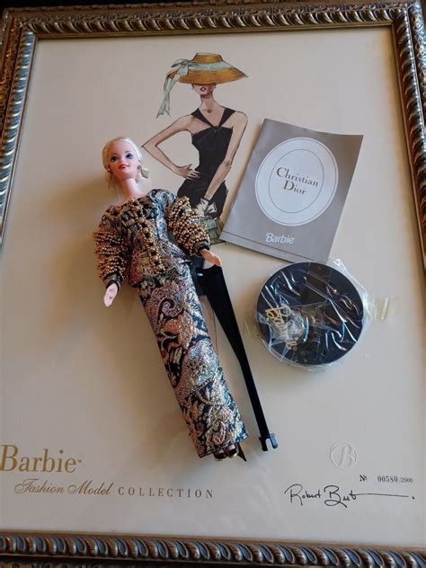 christian dior barbie worth|Christian Dior 1995 Barbie Doll for sale online .